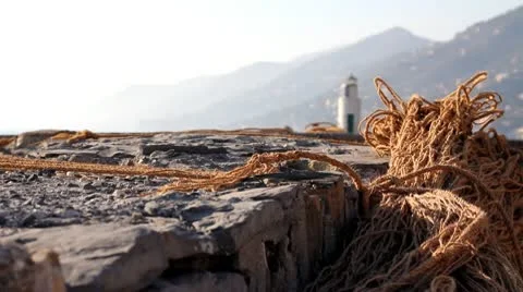 Ropes and lighthouse Video stock 10728157