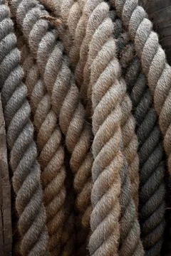Ropes close up Stock Photos