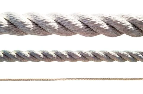 Ropes isolated 스톡 사진