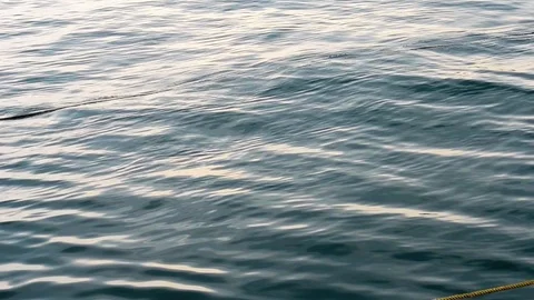 Ropes in the sea water Stock Footage 126900995