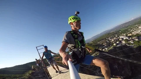 Ropeswing in Boyobat Stock Footage 122890776