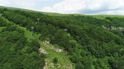 Ropeway Stock Footage 135800995