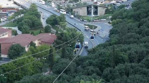 Ropeway HD 1080p Stock Footage 8359132