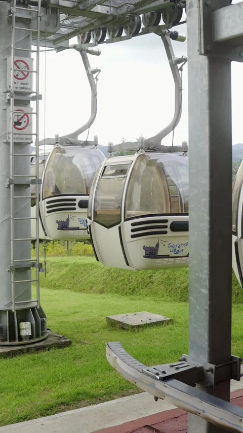 Ropeway pasto 02 Video stock 245114358