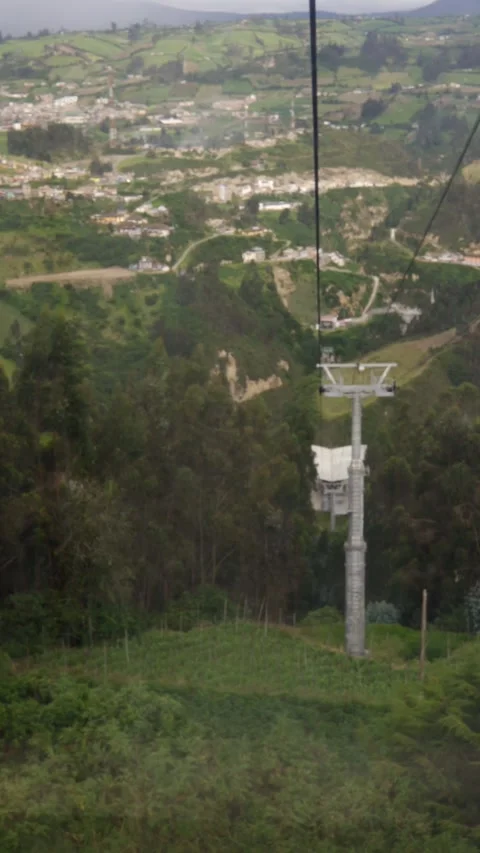 Ropeway pasto 03 Video stock 245114370