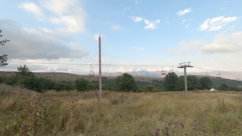 Ropeway timelapse Stock Footage 296169537