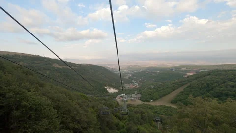 Ropeway timelapse Stock Footage 296170425
