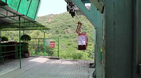 Ropeway Trolley Transportation Stock Footage 54676520