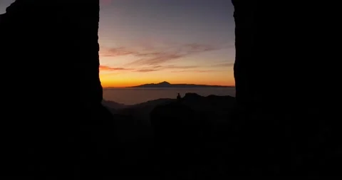 Roqu Nublo Close Up Stock Footage 235873828