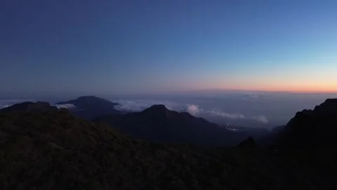 Roque de los Muchachos.  Caldera de Taburiente.La Palma. Canary Islands.Spain Stock Footage 249223589
