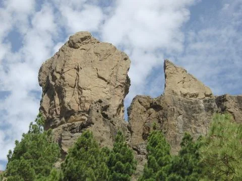 Roque Nublo Stock Photos