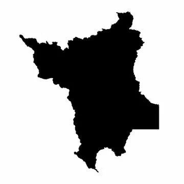Roraima State map Stock Illustration