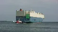 RORO Cargo Ship - Port of Los Angeles Series HD Footage