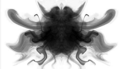 Rorschach Test Stock Footage 334734390