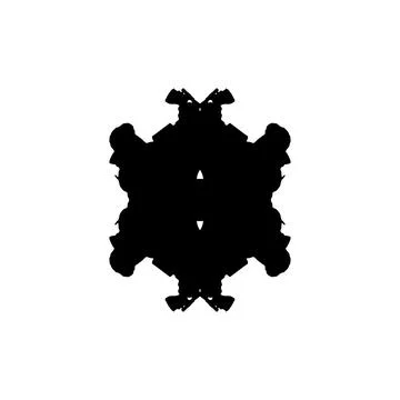 Rorschach test icon. Simple style Rorschach test background symbol. brand l.. Stock Illustration