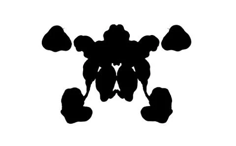 Rorschach test Stock Illustration