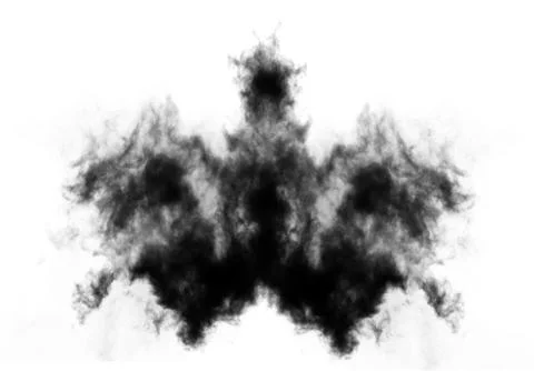 Rorschach test thematic illustration Stock Illustration