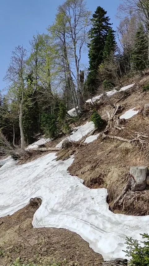 Rosa Khutor Alpine ski resort in Krasnodar Krai. Stock Footage 276432752