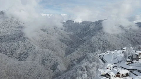 Rosa Khutor ski resort, Sochi, Krasnaya Polyana. Vidéo 101526517
