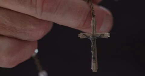 Rosary Beads Video stock 332368653