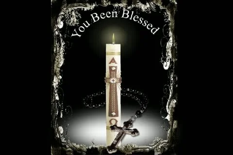 Rosary Candle Video stock 18774288