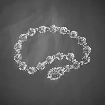 Rosary icon Stock Illustration