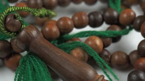 Rosary or Tasbih Stock Footage 104030455