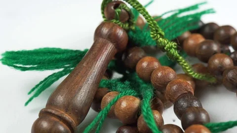 Rosary or Tasbih Vídeos de archivo 104030637