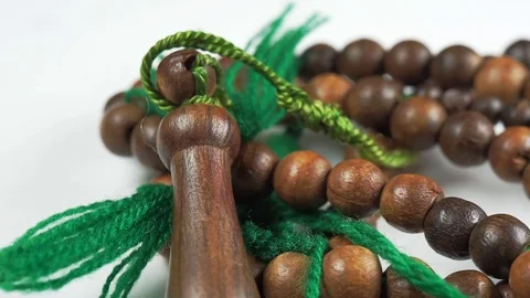 Rosary or Tasbih Stock Footage 104030712