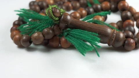 Rosary or Tasbih Stock Footage 104030799
