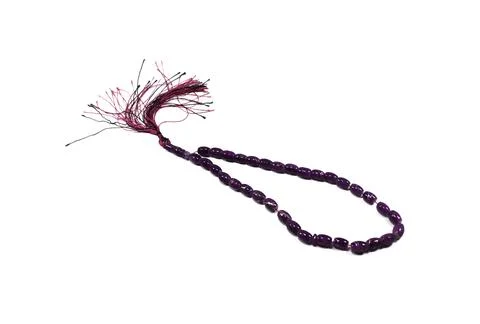 Rosary on white background. Stock Photos