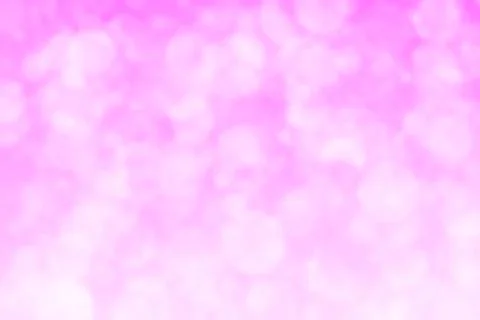 Rose and pink abstract defocused background, circle shape bokeh pattern. Stock Illustration