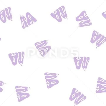 Rose apple fruit glyph vector seamless pattern Stockillustratie
