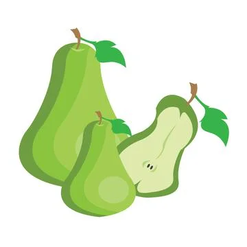 Rose apple icon Stock Illustration