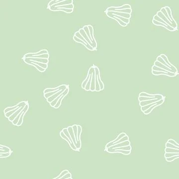 Rose apple line vector seamless pattern Illustrazione stock