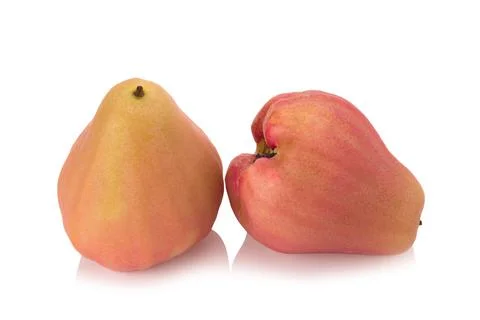 Rose apples  isolated on white background Stock Photos