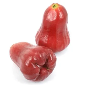 Rose apples or chomphu isolated on white background Stock Photos