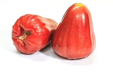 Rose apples on white background 스톡 사진