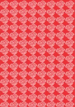 Rose background with red color Stock Illustration