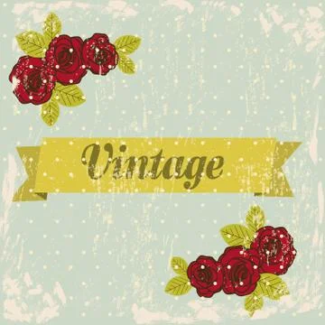 Rose background, Vector Design 스톡 일러스트