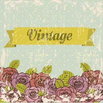 Rose background, Vector Design 스톡 일러스트