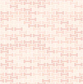 Rose bone pattern. Seamless vector Illustrazione stock