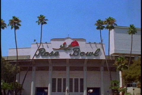 The Rose Bowl Stock Footage 869338