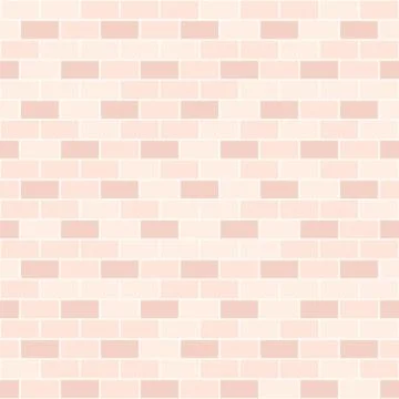 Rose brick pattern. Seamless vector Illustrazione stock