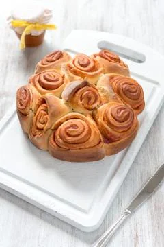 Rose cake Stock Photos