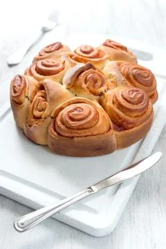 Rose cake Stock Photos