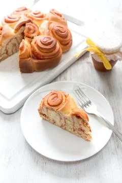 Rose cake Stock Photos