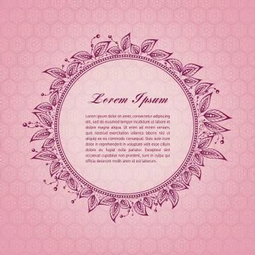 Rose calligraphic elements Stock Illustration