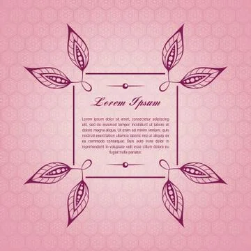 Rose calligraphic elements Stock Illustration