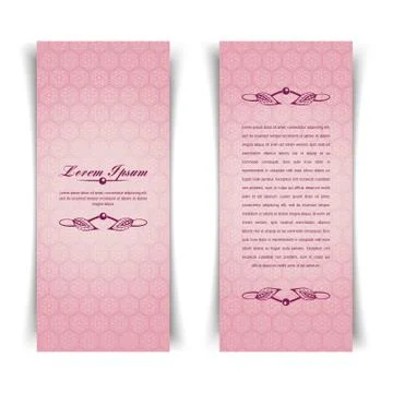 Rose calligraphic elements Stock Illustration